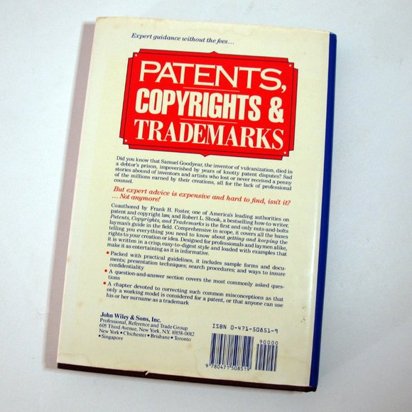 Patents, Copyrights and Trademarks 1989 - Picture 4 of 10